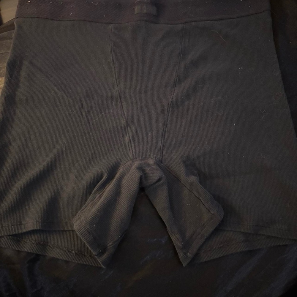 SKIMS Black Women's Pajama Shorts